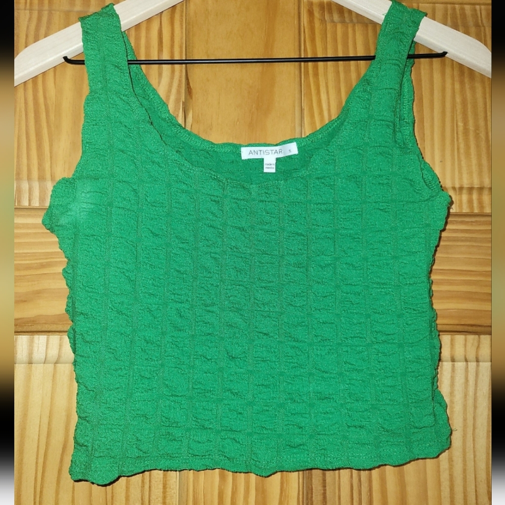 Anistar Green Tank Top size Small